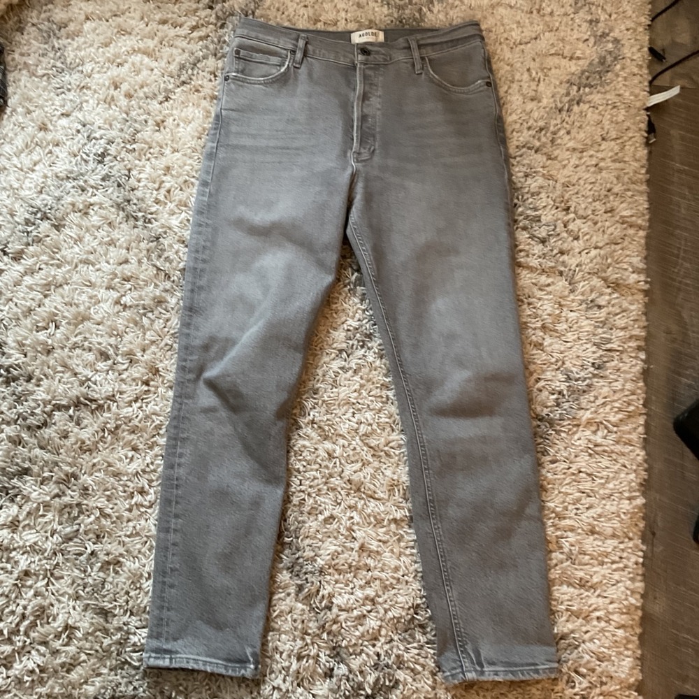Agolde‎ Nico Slim Fit Grey Jeans Organic Cotton Ecovero A093-1356 Mens 29